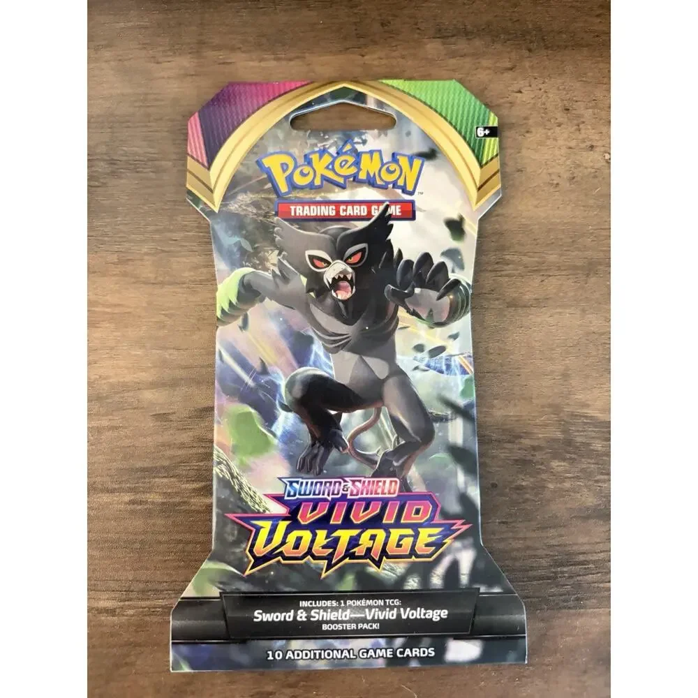 New ! Pokemon Sword & Shield - Vivid Voltage Sleeved Booster Pack -Sealed (2020)